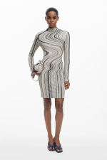ROCHIE MINI CU PRINT IN DUNGI