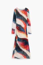 ROCHIE MULTICOLORA CU PRINT