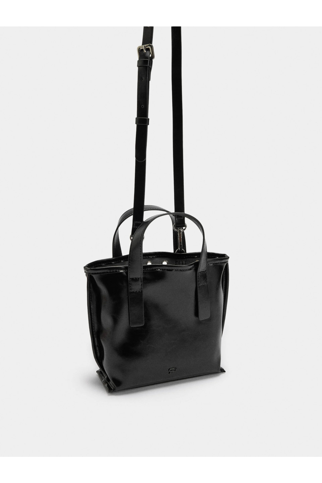 ルイ Geanta neagra cu tinte Parfois - Solmar