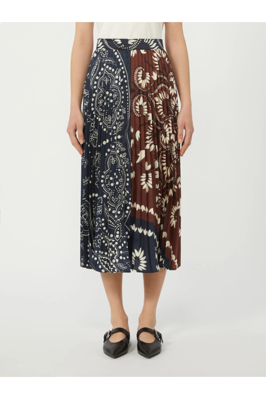 FUSTA MIDI CU PRINT FLORAL