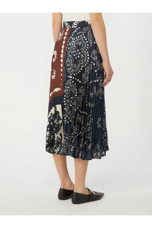 FUSTA MIDI CU PRINT FLORAL