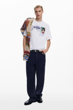 TRICOU ALB CU PRINT