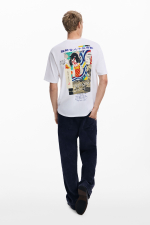 TRICOU ALB CU PRINT