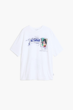TRICOU ALB CU PRINT