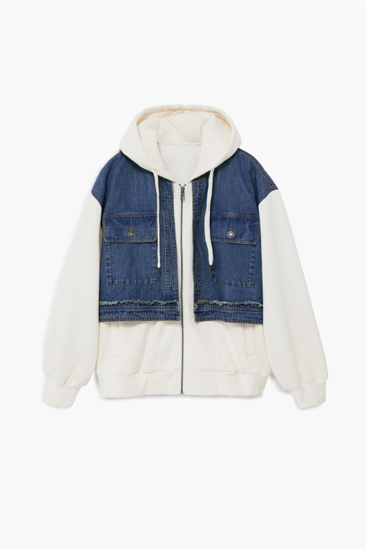 HANORAC CU DENIM