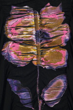 Tricou din tul cu flori