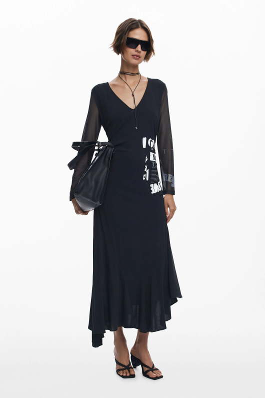Rochie incretita tip ziar