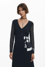 Rochie incretita tip ziar