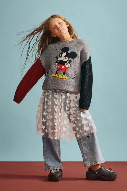 PULOVER MICKEY MOUSE, DIN LANA
