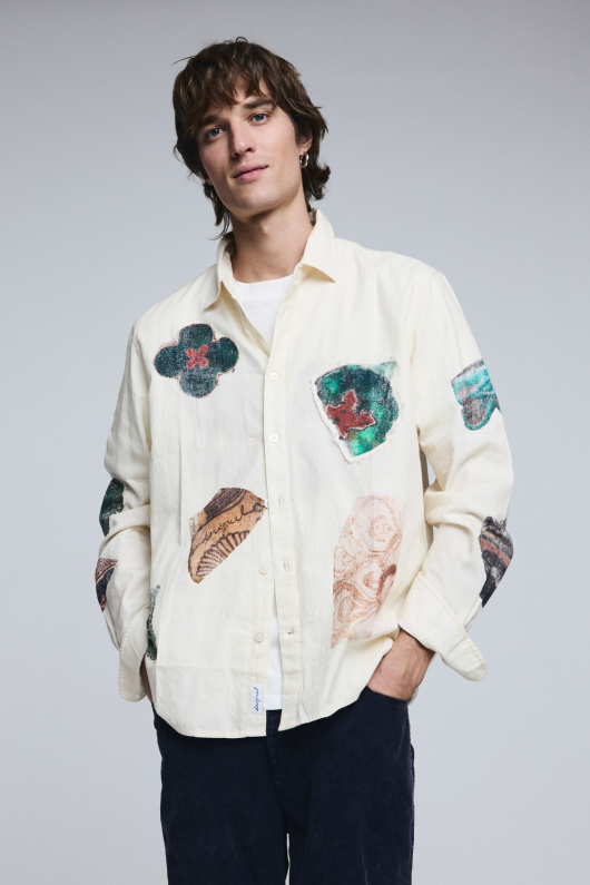 Camasa mozaic patch