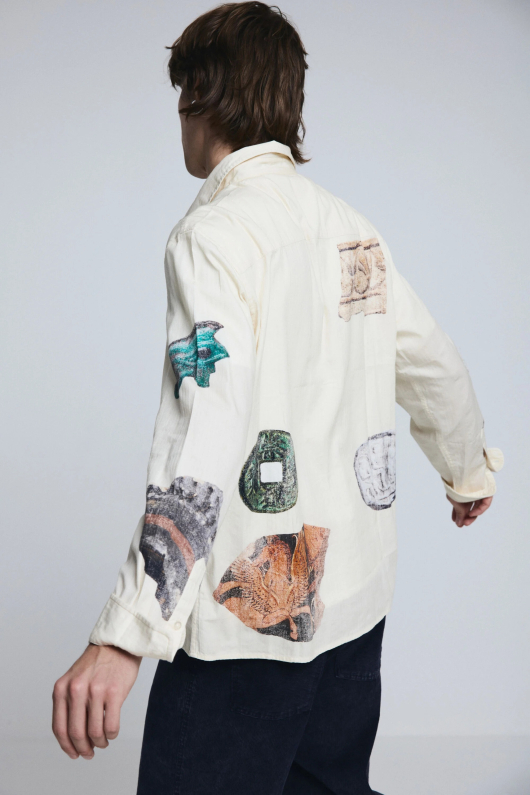 Camasa mozaic patch