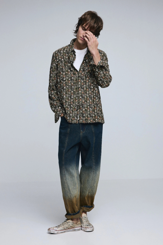 Camasa barbati jacquard