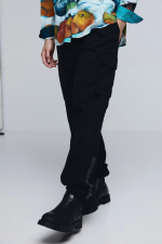 Pantaloni cargo cu snur