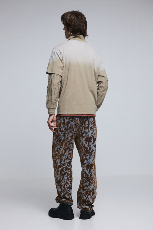 Tricou polo cu maneca lunga dubla