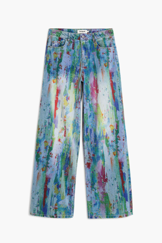 Pantaloni denim arty