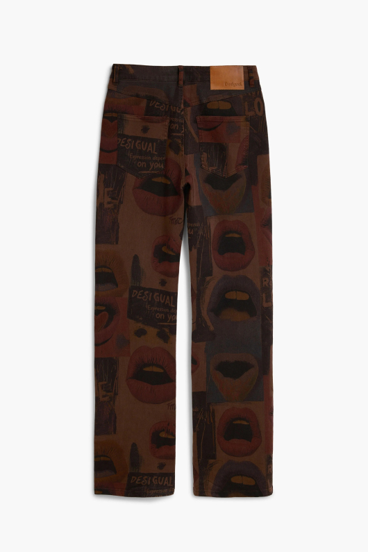 PANTALONI DIN BLUGI IMPRIMATI