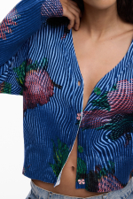 Cardigan cu flori