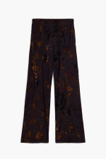 PANTALONI LUNG CU PRINT ORIENTAL