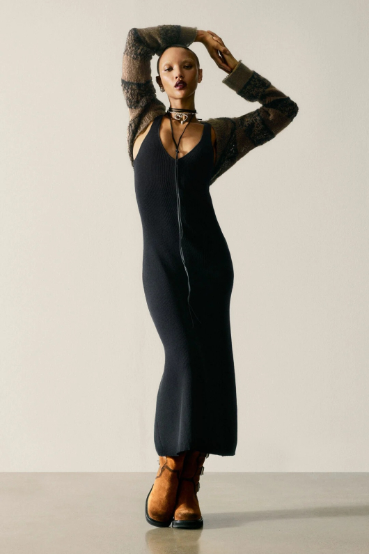 Rochie 2 in 1 tricotata