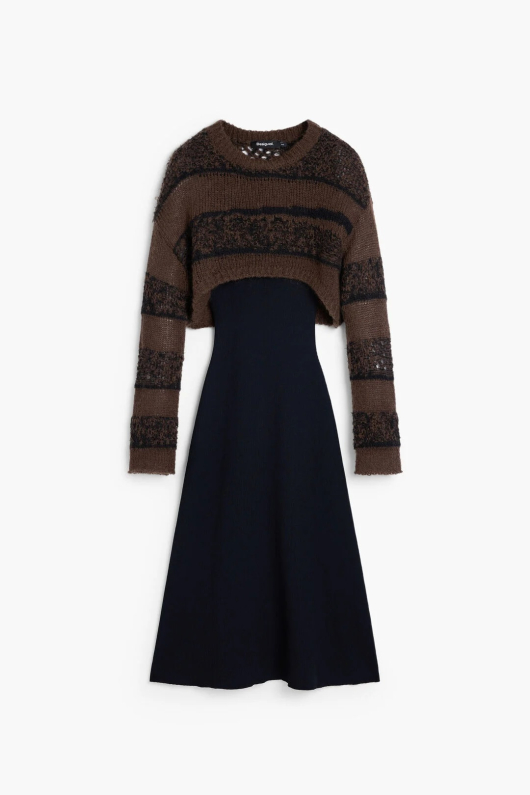 Rochie 2 in 1 tricotata