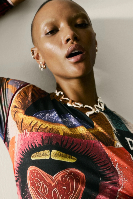 ROCHIE ASIMETRICA, CU PRINT ARTY