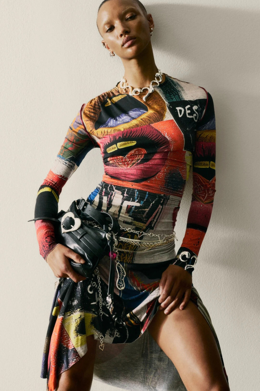 ROCHIE ASIMETRICA, CU PRINT ARTY