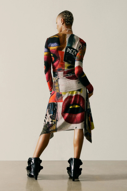 ROCHIE ASIMETRICA, CU PRINT ARTY