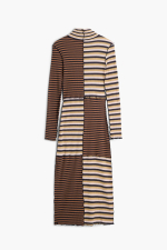 Rochie tricotata cu dungi