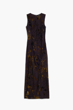Rochie midi cu print oriental