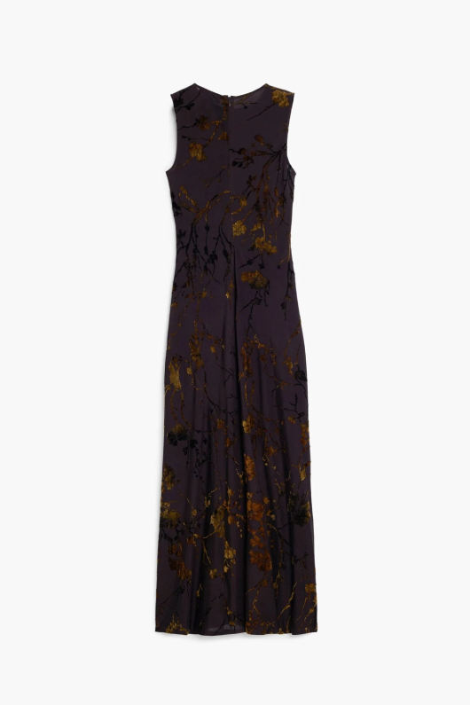 Rochie midi cu print oriental