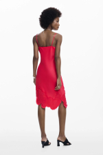 ROCHIE SICLAM CU BRETELE, SATINATA