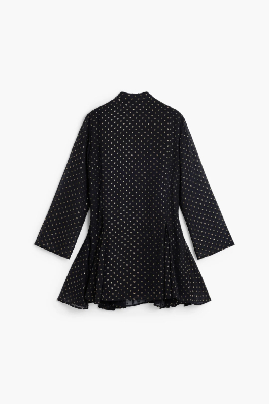 ROCHIE NEAGRA DIN VOAL, CU BULINE AURII