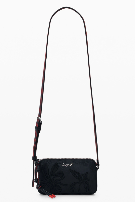 Geanta mica crossbody cu textura
