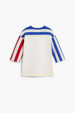 Tricou cu maneca 3/4 cu dungi