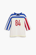 Tricou cu maneca 3/4 cu dungi
