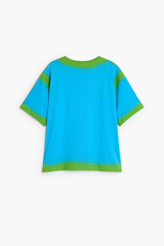 Tricou cu maneca scurta in degrade