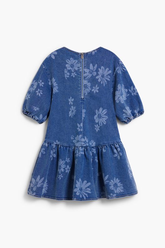Rochie din denim cu flori