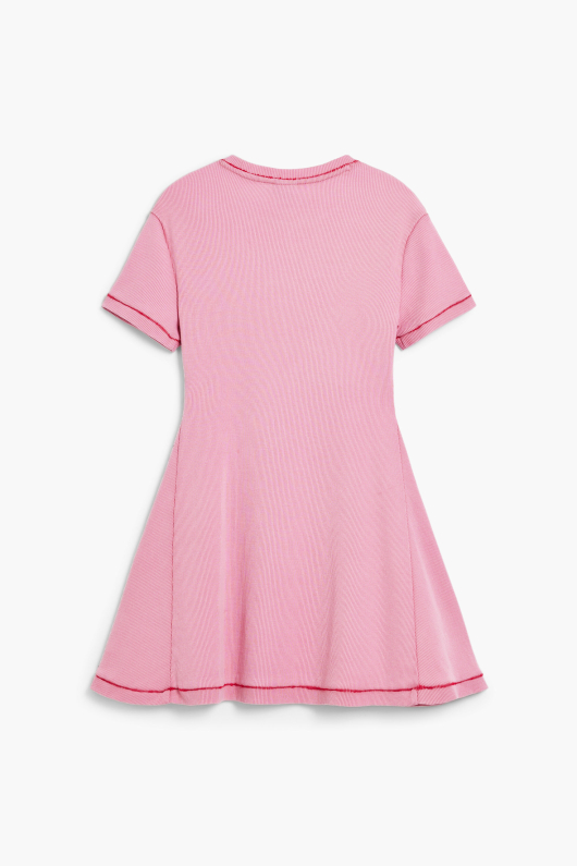 Rochie scurta cu print logo