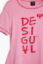 Rochie scurta cu print logo