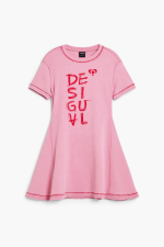 Rochie scurta cu print logo