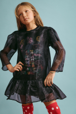 Rochie cu maneca 3/4 cu lettering