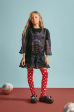 Rochie cu maneca 3/4 cu lettering