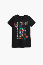 Rochie cu maneca 3/4 cu lettering
