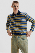 PANTALONI DENIM CU EFECT PRESPALAT