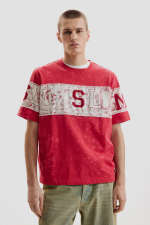 TRICOU ROSU CU IMPRIMEU