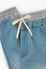 Pantaloni jogger din denim