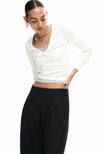 Pantaloni negri cu pense