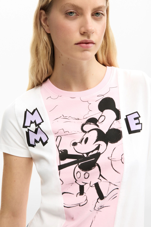 Tricou bicolor Mickey Mouse
