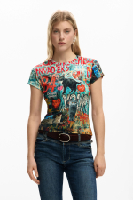 TRICOU CU IMPRIMEU PISICI