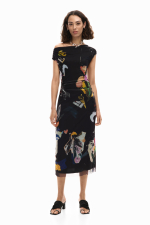 Rochie midi collage